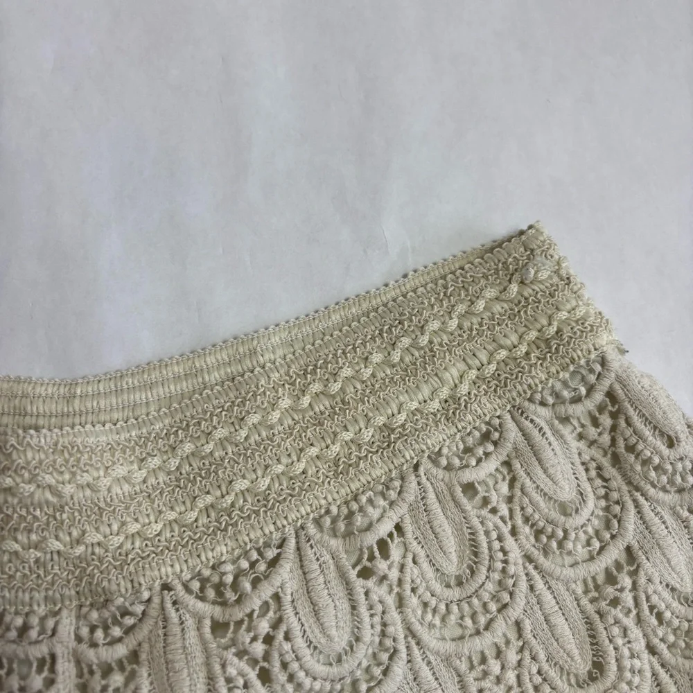 U-style boho knit lace shorts - Picture 3 of 4